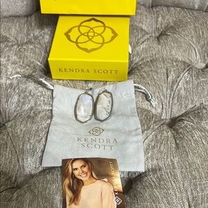 Kendra Scott Silver Geometric Earrings